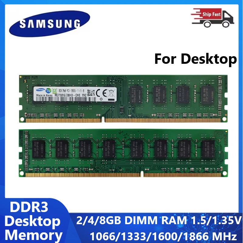 Ram Memory Module - RAM Desktop Samsung DDR3 DDR3L 2GB