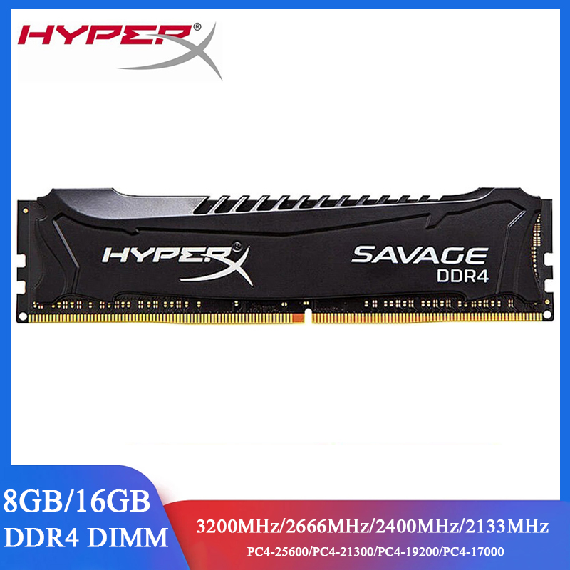 Ddr4 2400Mhz - Memoria RAM DDR4 HYPERX SAVAGE 16GB