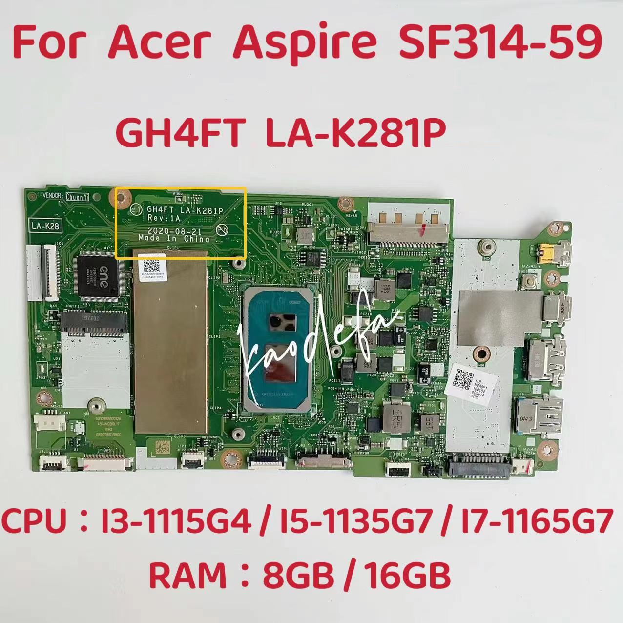 Ddr4 8Gb - Scheda madre del computer portatile per