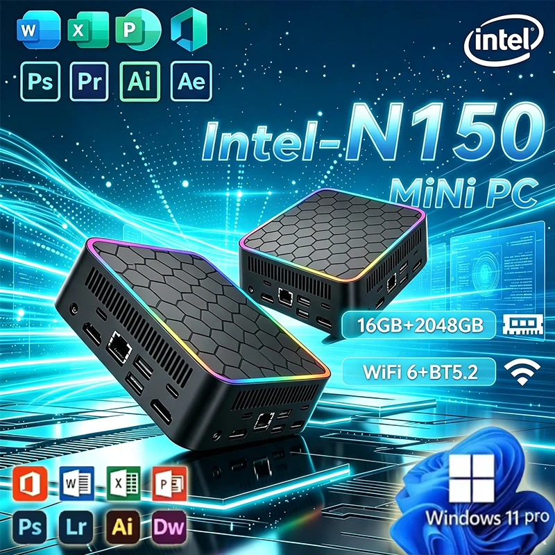 Nuovo Mini PC Intel N150 2026, - Ddr4 16Gb recensione e prezzo